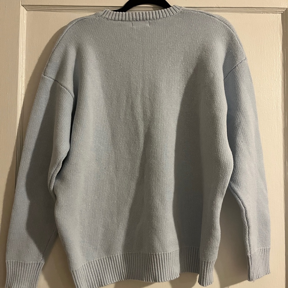1989 Stella Tweed Light Blue Crewneck Sweater - Picture 5 of 5